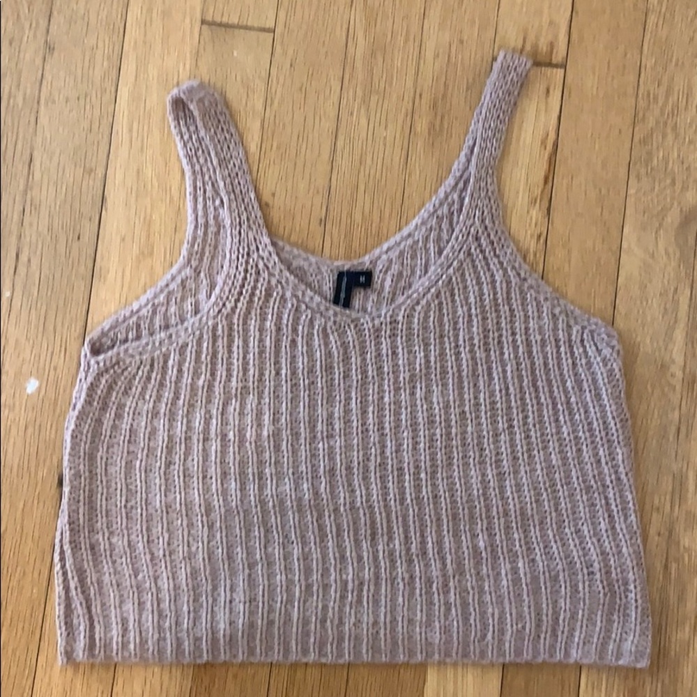 Sweater crop top